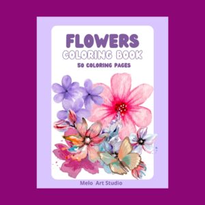 Flower Coloring Book V1